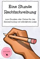 Vorschau - Arbeitsblätter - Eine Stunde Rechtschreibung (zum Ausdrucken oder interaktiv) - Deckblatt