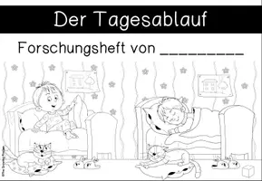 Vorschau - Arbeitsblätter - Der Tagesablauf - Arbeitsblätter ab Klasse 1 - Seite 3
