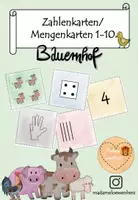 Vorschau - Spiele - Zahlen- und Mengenkarten Bauernhof - Deckblatt