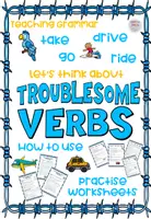 Vorschau - Arbeitsblätter - Troublesome verbs "movement" UOE 7.-10. - Deckblatt