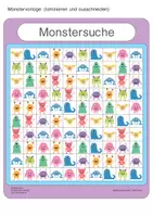 Vorschau - Stationenlernen - Bildanordnungen: Monstersuche - Seite 3