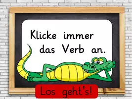 Vorschau - Spiele - Verben bestimmen - interaktives PDF - Spiel - Seite 1