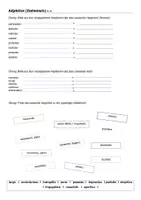 Vorschau - Arbeitsblätter - Aggettivi - Verschiedene Übungen - Deckblatt