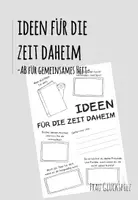 Vorschau - Arbeitsblätter - IdeenfürdieZeitdaheim FrauGlueckspilz - Deckblatt