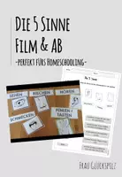 Vorschau - Arbeitsblätter - Die 5 Sinne - Deckblatt