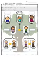 Vorschau - Arbeitsblätter - Worksheet: A family tree - Seite 2