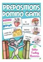Vorschau - Spiele - prepositions Domino Englisch - Deckblatt