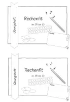 Vorschau - Arbeitsblätter - Mini Übungsheft - Rechenfit im ZR bis 10 - Seite 1