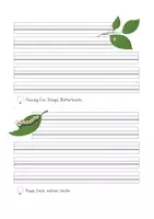 Vorschau - Arbeitsblätter - Metamorphose Schmetterling: freies Sätze schreiben (editierbar) - Seite 3