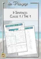 Vorschau - Arbeitsblätter - If Clauses / Conditional (If Sentences) Typ 1 - Bildung + Übung - Deckblatt