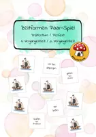 Vorschau - Spiele - Paar-Spiel: Präteritum & Perfekt | 1. & 2. Vergangenheit - Zeitformen - Die Reise mit der Tempus - Deckblatt