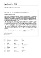 Vorschau - Arbeitsblätter - telc B2 Sprachbausteine Teil 1 (Führung) + Lösung - Deckblatt