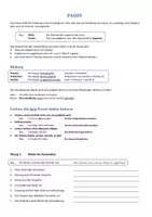 Vorschau - Unterrichtsreihen - B2 Grammatik: Passiv Übersicht + Passiv mit Modalverb - Deckblatt