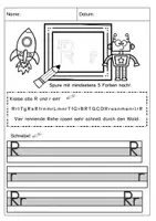 Vorschau - Arbeitsblätter - Buchstabeneinführung R - Seite 2