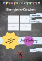 Vorschau - Merkblätter - Spielend leicht zum Einmaleins - Karteikartenmethode - Deckblatt
