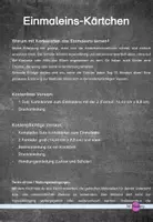 Vorschau - Merkblätter - Spielend leicht zum Einmaleins - Karteikartenmethode - Seite 1