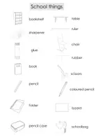 Vorschau - Arbeitsblätter - School things - Arbeitsblätter - Seite 2
