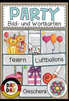 Vorschau - Bildkarten - Bildkarten Party und Feiern – Bild- und Wortkarten für Deutsch, DaZ und DaF | Wortschatz - Deckblatt