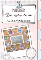 Vorschau - Merkblätter - Material: Règles de la visioconférence (Online-Unterricht) - Deckblatt