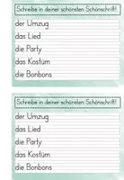 Vorschau - Arbeitsblätter - Faschingsmini / Karnevalsmini - Übungsheft Deutsch 1/2 - Seite 3