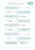 Vorschau - Spiele - FALTÜBUNGEN: Passive Voice (2 Versionen: für Partnerarbeit und eigenständiges Üben - Seite 3