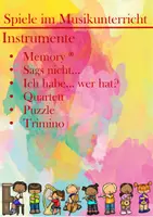 Vorschau - Spiele - Spiele für den Musikunterricht (Instrumente) - Deckblatt