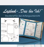 Vorschau - Arbeitsblätter - Lapbook-Steckbrief „Das bin ich“ - Anfangsunterricht - Deckblatt