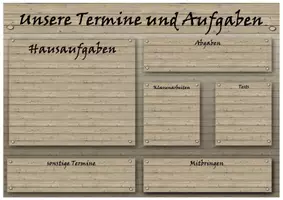 Vorschau - Poster - Unsere Termine und Aufgaben (zum Aufhängen) - Seite 1
