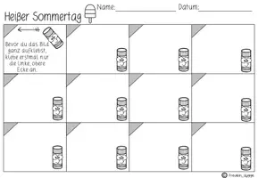 Vorschau - Arbeitsblätter - Lese-/ + Hörverstehen - "Heißer Sommertag" I Kl. 3+4 - Seite 2