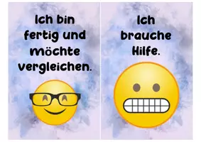 Vorschau - Bildkarten - Schilder für das Lerntempoduett mit Smileys - Seite 3