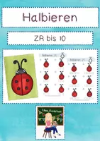 Vorschau - Arbeitsblätter - Bundle - Verdoppeln und Halbieren - Marienkäfer ZR bis 10 - Seite 1