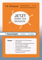 Vorschau - Test - 1. Stegreifaufgabe - Parabel - Version2 - Deckblatt