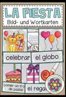 Vorschau - Bildkarten - LA FIESTA (Party) - Bild- und Wortkarten (Spanisch) - Deckblatt