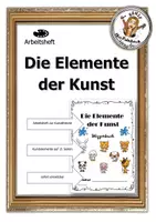 Vorschau - Arbeitsblätter - Elemente der Kunst - Deckblatt