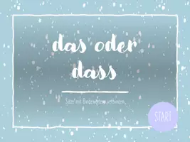 Vorschau - Interaktives Material - Interaktive Datei - das oder dass - Seite 1