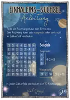 Vorschau - Spiele - Einmaleins Suchsel 30 Rätsel zu den Reihen 2-10 - Seite 1