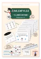 Vorschau - Spiele - Zahlenfolgen ZR 10 "Schneemann" Vorschule & 1. Klasse - Deckblatt