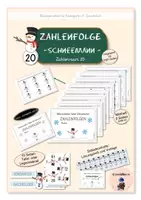 Vorschau - Arbeitsblätter - Sparpaket Zahlenfolgen ZR 10 & ZR 20 "Schneemann" - Seite 1