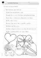 Vorschau - Arbeitsblätter - lesen & malen | Valentinstag | Lesemalblätter - Seite 2