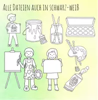 Vorschau - selbst erstellte Cliparts/Grafiken - Cliparts: Kunst und kleine Künstler - Seite 2