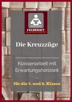 Vorschau - Test - Kreuzzüge - Klassenarbeit mit Bewertungsbogen - Deckblatt