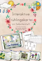 Vorschau - Unterrichtsreihen - Interaktive Frühlingskartei (+ Printversion und Selbstlernheft) - Deckblatt