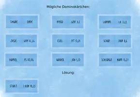 Vorschau - Spiele - Domino Religion - Bibelstellen finden (interaktive PDF) - Seite 2