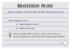 Vorschau - Spiele - Aufbau einer Bibelseite und Erklärung Bibelstelle finden (interaktiv) - Seite 3