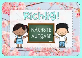 Vorschau - Interaktives Material - Interaktive Mini-Lesespur | Frühling | Klasse 1 - Seite 3