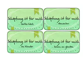 Vorschau - Bildkarten - 32 Impulskarten zur Schöpfung (+Blanko-Vorlage) - Seite 2