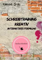 Vorschau - Interaktives Material - DEUTSCH - KREATIVES SCHREIBEN Interaktives Schreibheft (inkl. PDF-Formular zum Online-Ausfüllen) - Deckblatt
