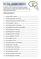 Vorschau - Interaktives Material - Übung: Die Wortfelder sagen, gehen und machen (Interaktive Version) - Seite 1