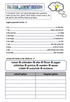Vorschau - Interaktives Material - Übung: Die Wortfelder sagen, gehen und machen (Interaktive Version) - Seite 3