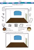 Vorschau - Arbeitsblätter - Describing rooms - Deckblatt